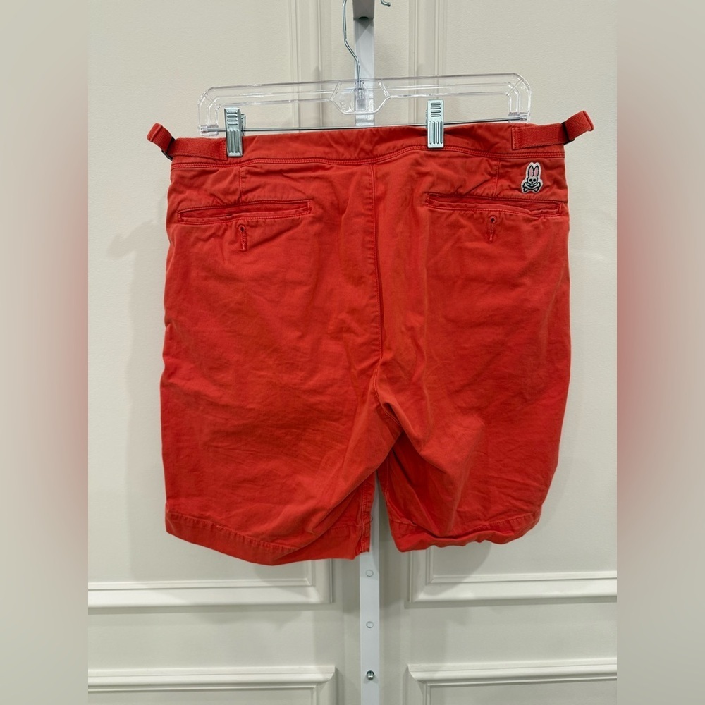 Psycho Bunny Vibrant Red Flat Front Shorts - Picture 5 of 9